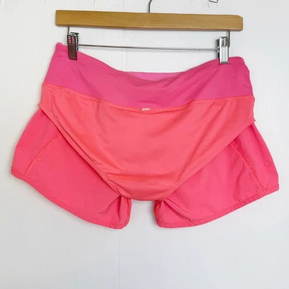 Lululemon run times running shorts hot pink Size 6 - Picture 5 of 8